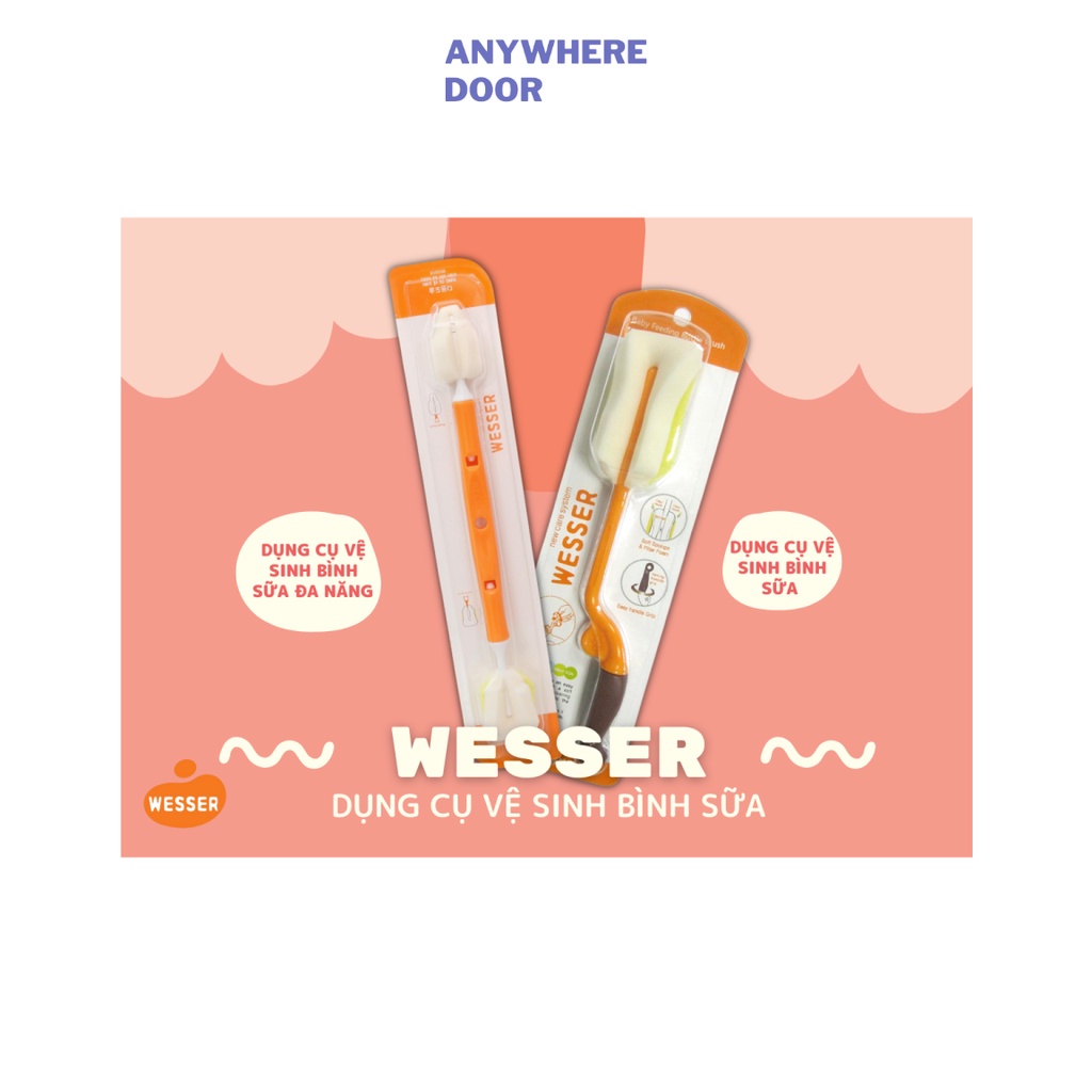 Dụng cụ vệ sinh bình sữa Wesser