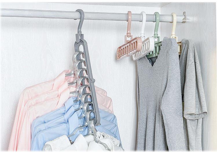 [Combo 20 cái] Móc quần áo đa chức năng