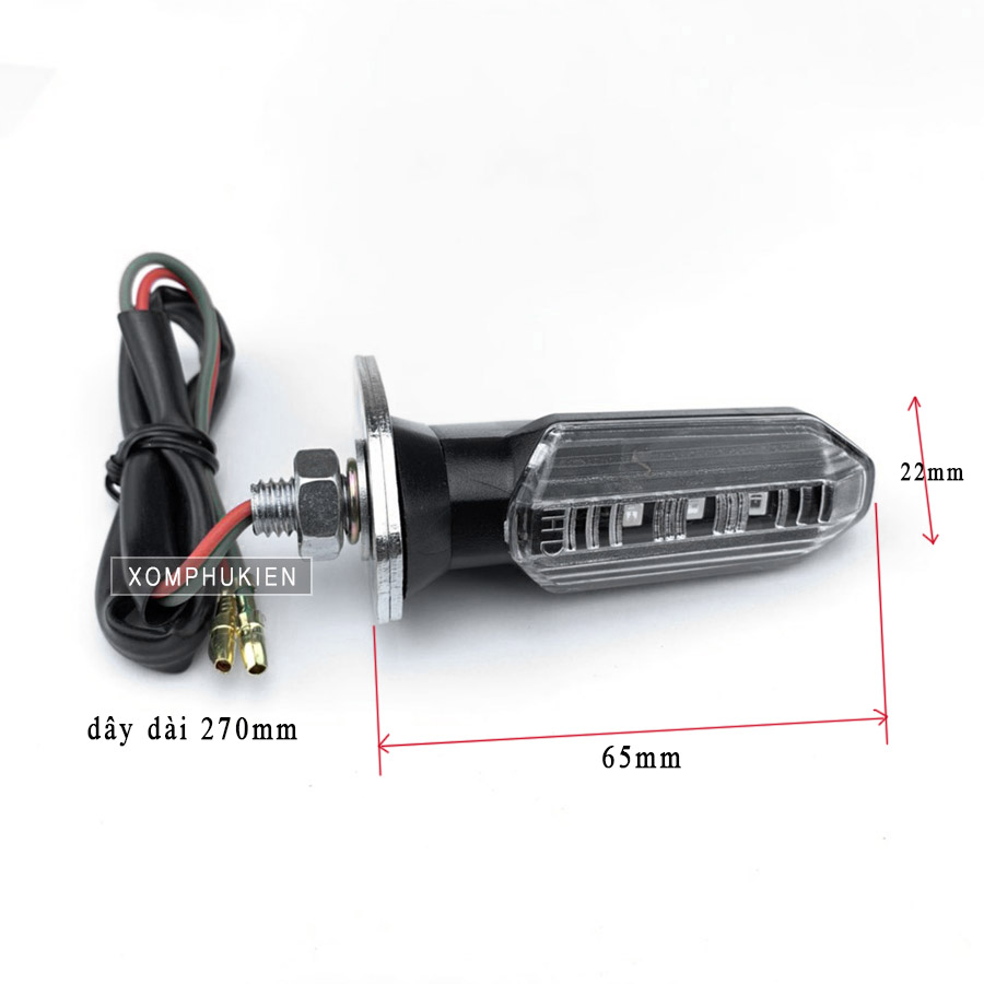 Xi Nhan Led [ K4 Hidu ] Gắn Xe Máy [ Giá 1 Đôi ]