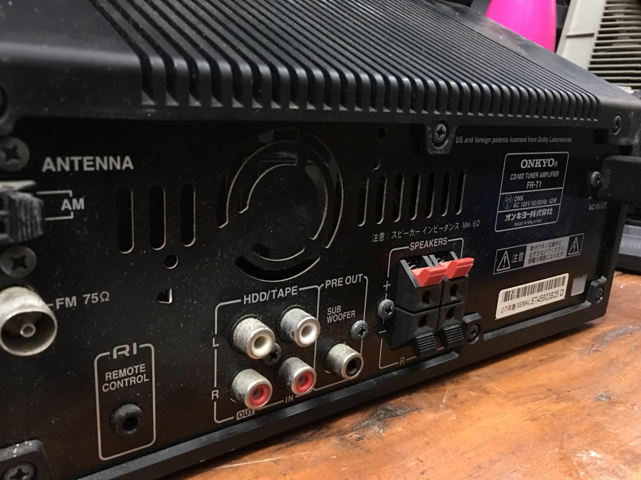 Cục Dàn mini onkyo FR-T1 ( Ko loa )