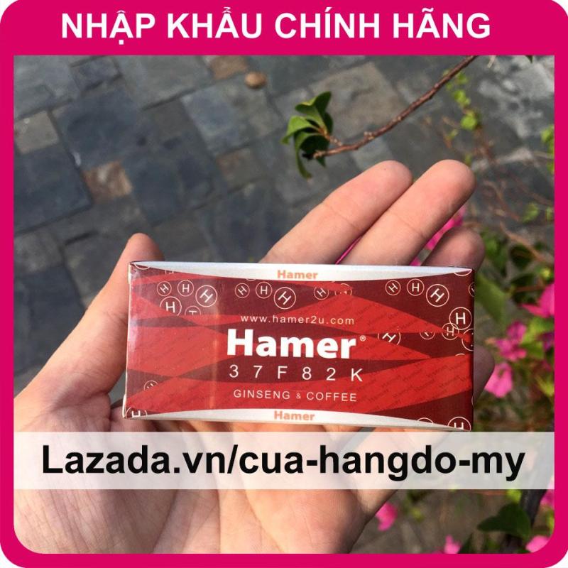 Kẹo Hamer Ginseng & Coffee Kẹo Sâm Cho Nam Giới tăng cường sức khỏe 1 hộp 5 viên nhập khẩu
