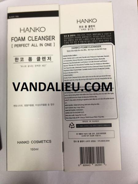 HANKO FOAM CLEANSER  ( HỘP 1 TUÝP 150ML )