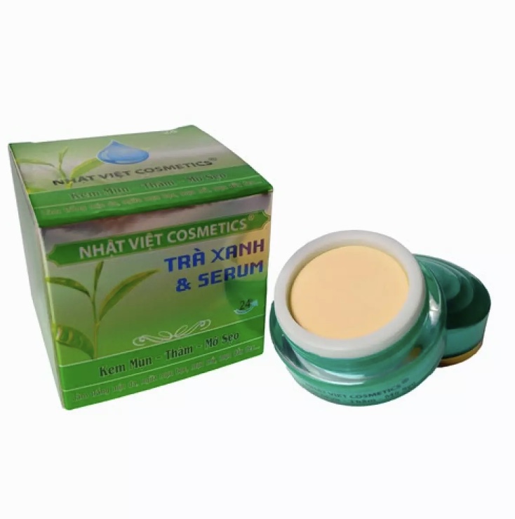 [HCM]Kem Trà Xanh Mụn Xóa Thâm Mờ Sẹo nhật việt (13g)