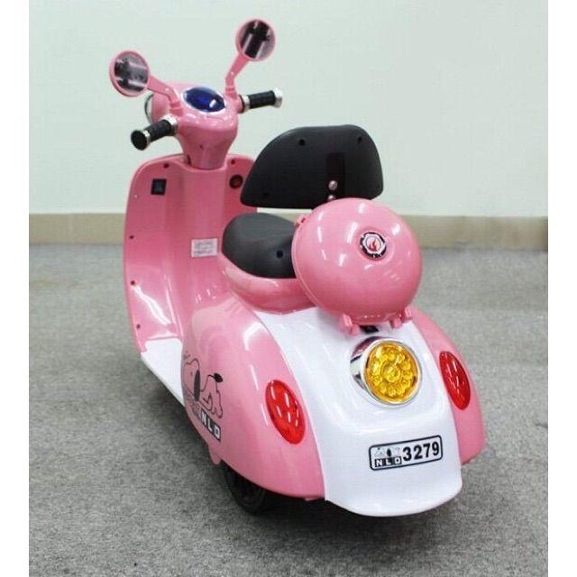 XE MÁY ĐIỆN VESPA SÀNH ĐIỆU CHO BÉ