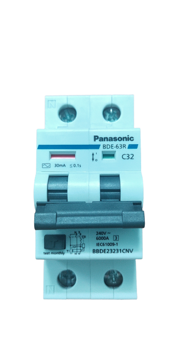 CB chống giật Panasonic RCBO 32A, 40A, 63A 30ma