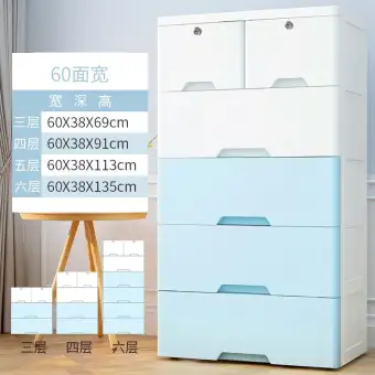 Extra Large Drawer Type Storage Cabinets Sub Plastic Bedside Table