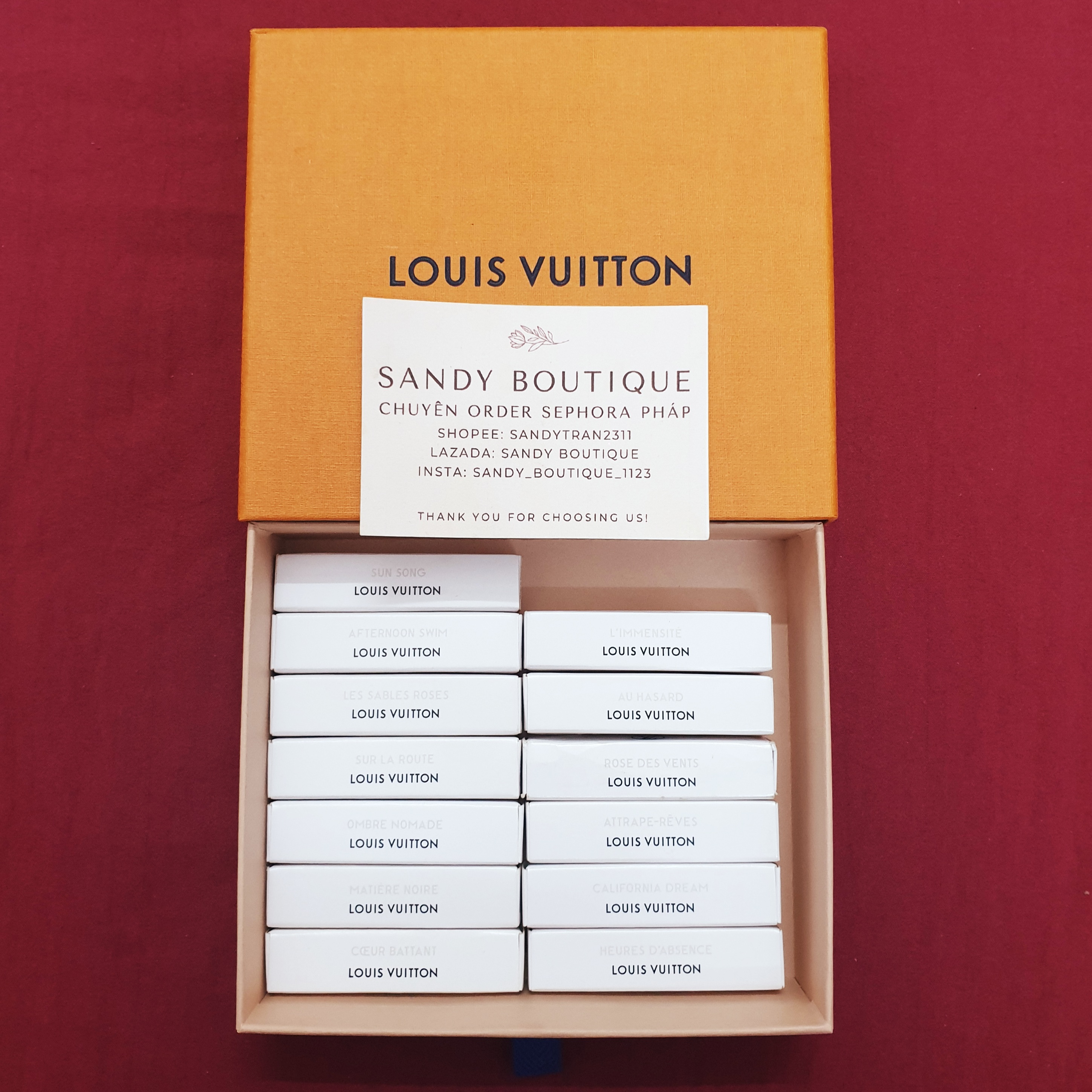 Sample mẫu thử 2ml nước hoa LV Louis Vuitton