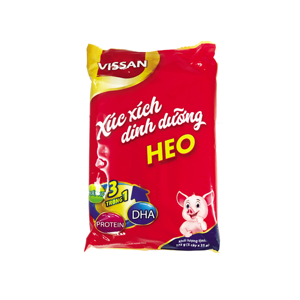 1 Thùng Xúc Xích Dinh Dưỡng VISSAN ( 20 bịch x 175g)