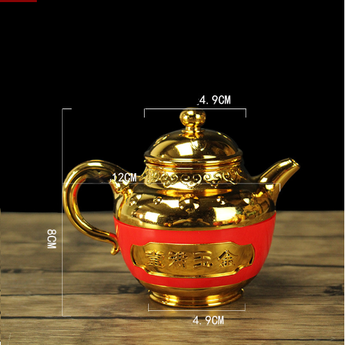 [Bán lẻ] Bình,Chum,Ly,,Chén,Đũa -  thờ cúng bàn thờ Đủ loại(Sắc Đỏ Vàng)