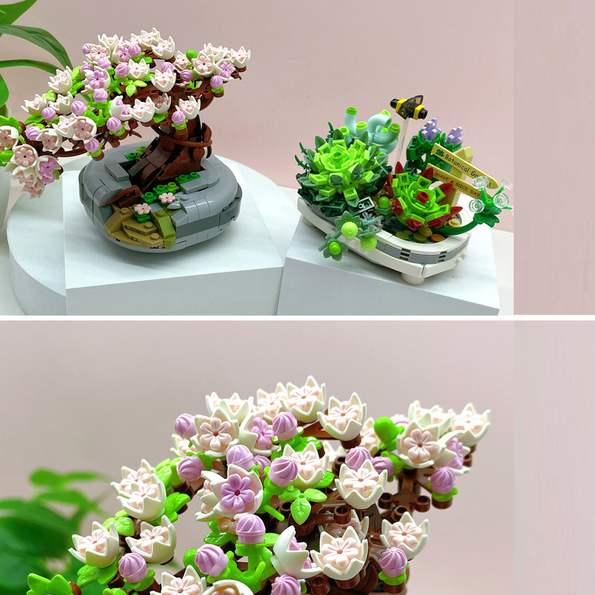 Bộ đồ chơi lắp ráp mô hình hoa Anh Đào mini 1661