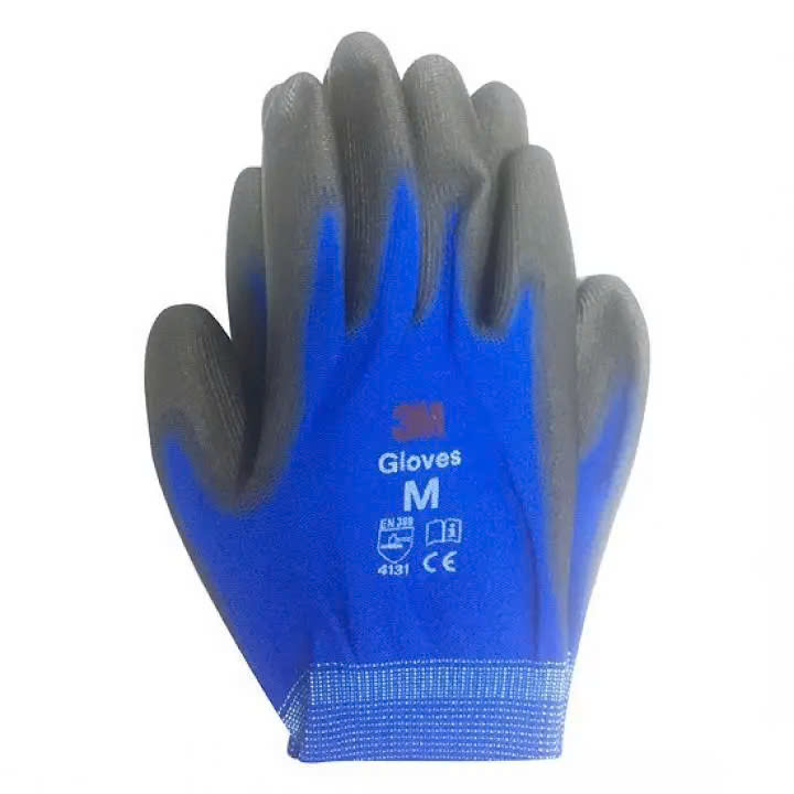 [HCM]Găng Tay Chống Cắt Cấp Độ 1 3M (Size M) - Xanh Đen