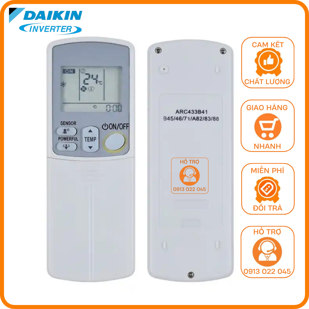 Điều khiển điều hoà DAIKIN - Remote máy lạnh DAIKIN