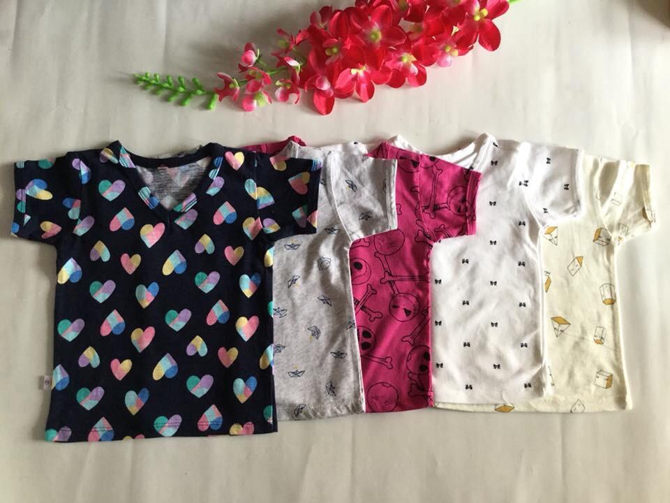 [HCM]Áo thun bé trai size 2 từ 10-12 kg(combo 3 cái)