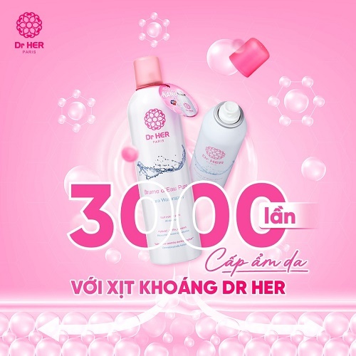 Xịt khoáng Dr HER Paris 150ML