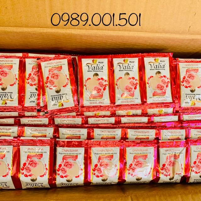 100 Packs of Shampoo - Valia Shower Gel