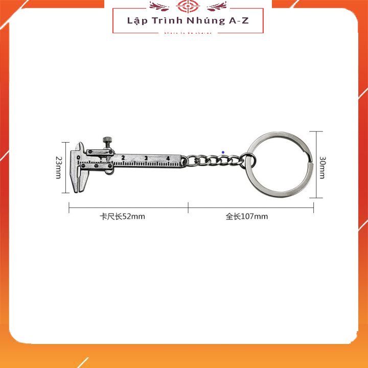 [Lập Trình Nhúng A-Z][158] Móc Khóa Hình Thước Kẹp