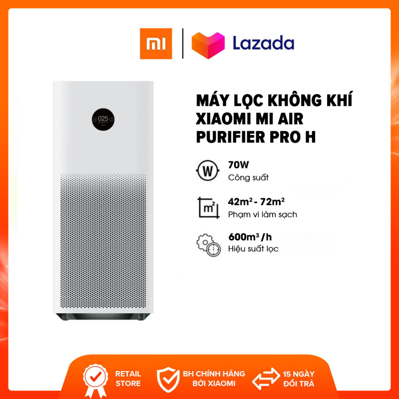 Bảng giá Máy lọc không khí Xiaomi Mi Air Purifier Pro H - Trắng - Hàng phân phối chính hãng