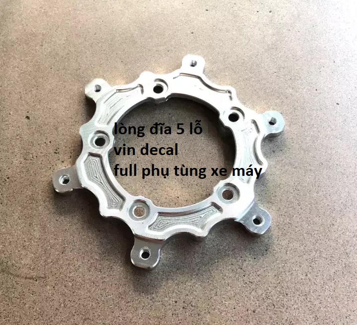 Đĩa KTM 260mm + Lòng đĩa 4 lỗ 5 lỗ CNC