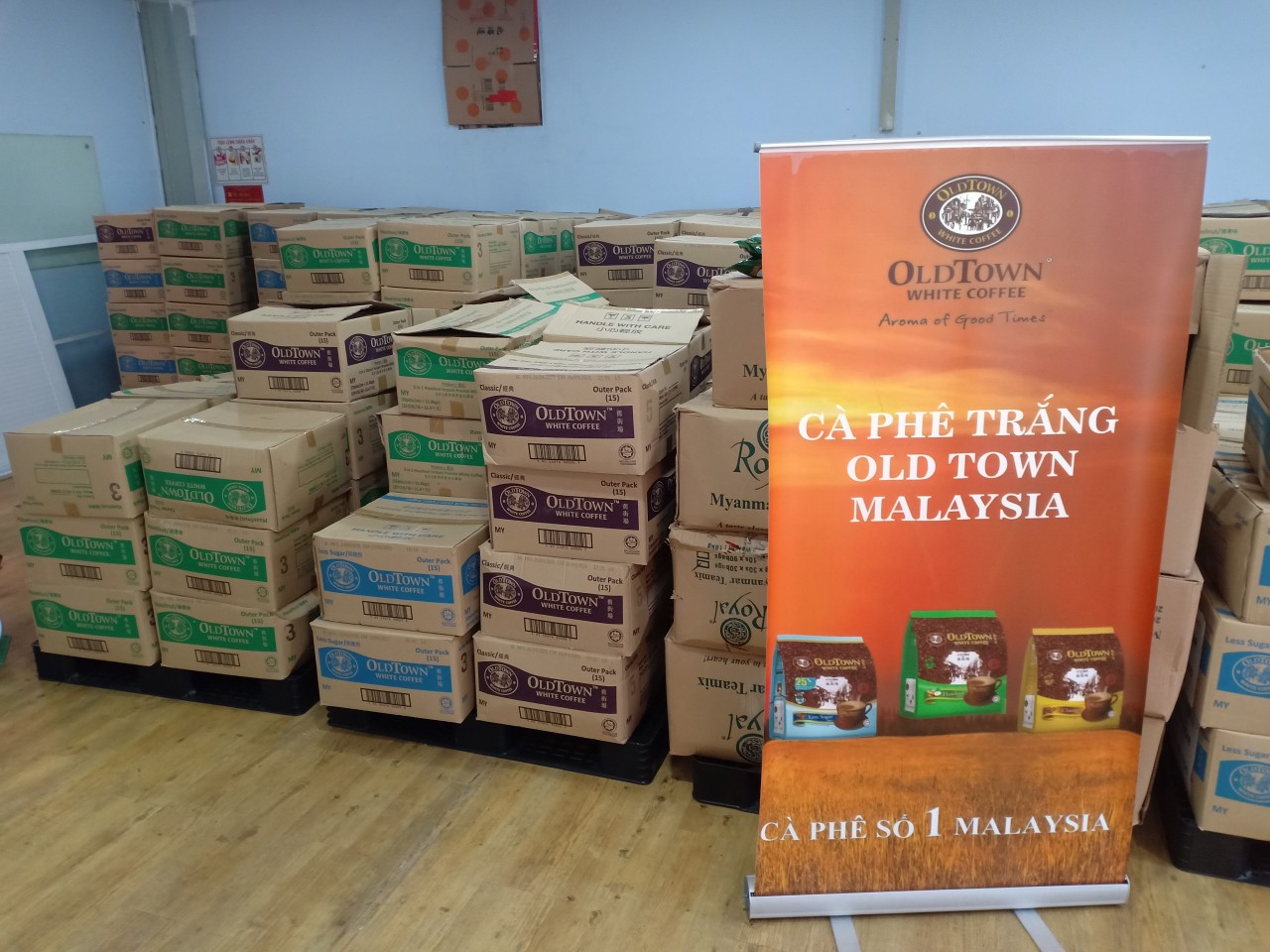 [HCM]Date 2024 Combo 4 bịch Cà phê trắng OldTown Malaysia Hazelnut