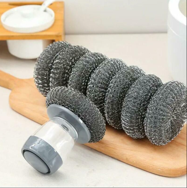 Cọ xoong nồi BÚI SẮT KHÔNG RỈ siêu bền