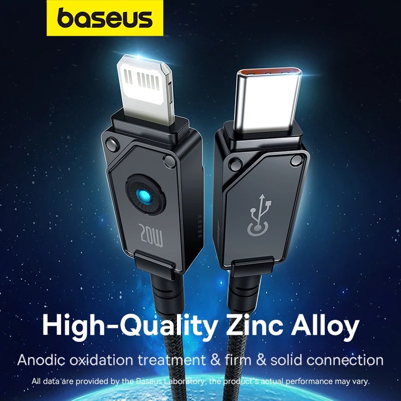 Cáp Sạc Nhanh Cho i.P Baseus Unbreakable Series Type-C to L.i.g.h.t.n.i.n.g PD 20W (Fast Charging Data Cable)