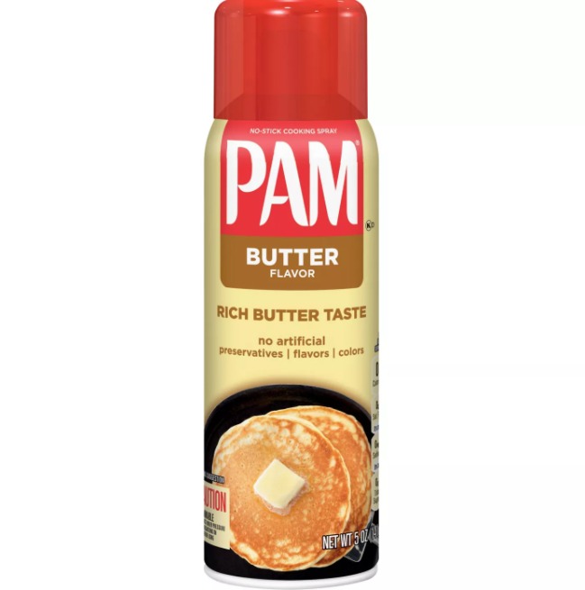 HCMDẦU ĂN KIÊNG DẠNG XỊT VỊ BƠ PAM Butter Flavor Canola Oil Spray 141g 5oz