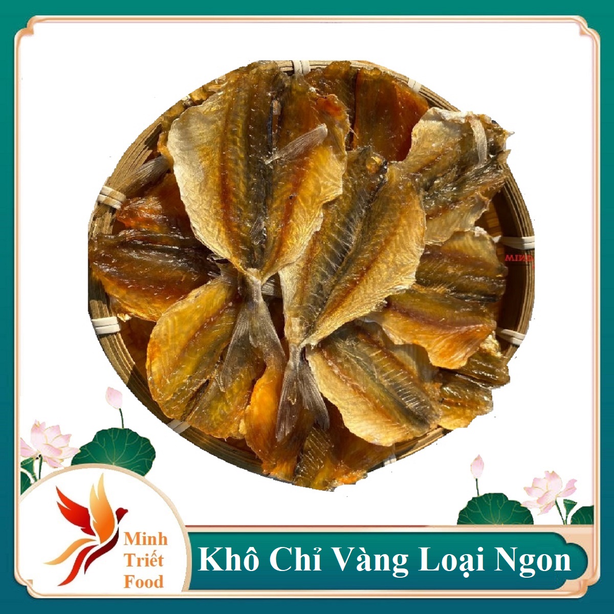 1kg khô cá chỉ vàng rút xương đặc sản minh triết