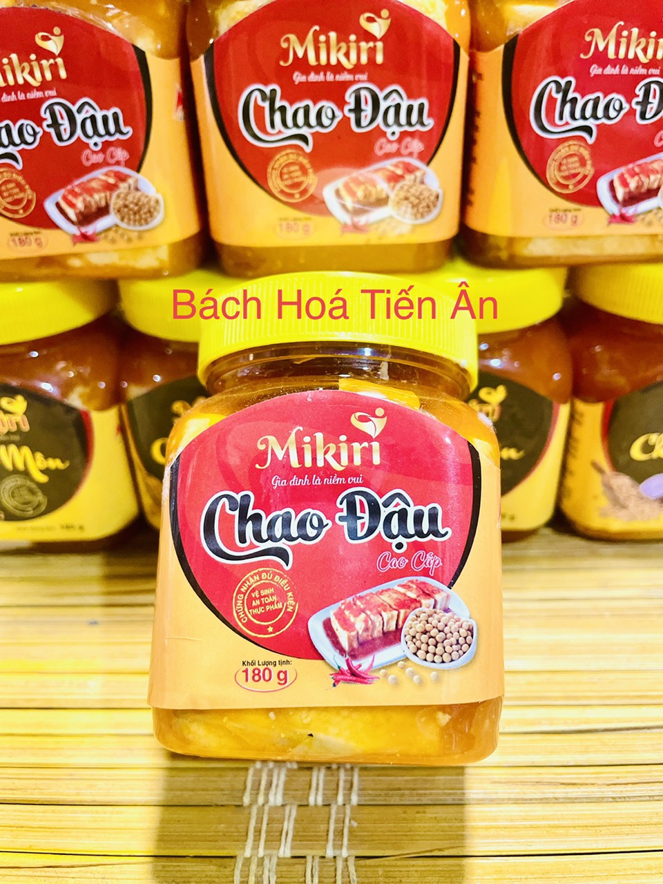 Hũ Chao Cao Cấp Mikiri 180g (THỰC PHẨM GIÀU DINH DƯỠNG)