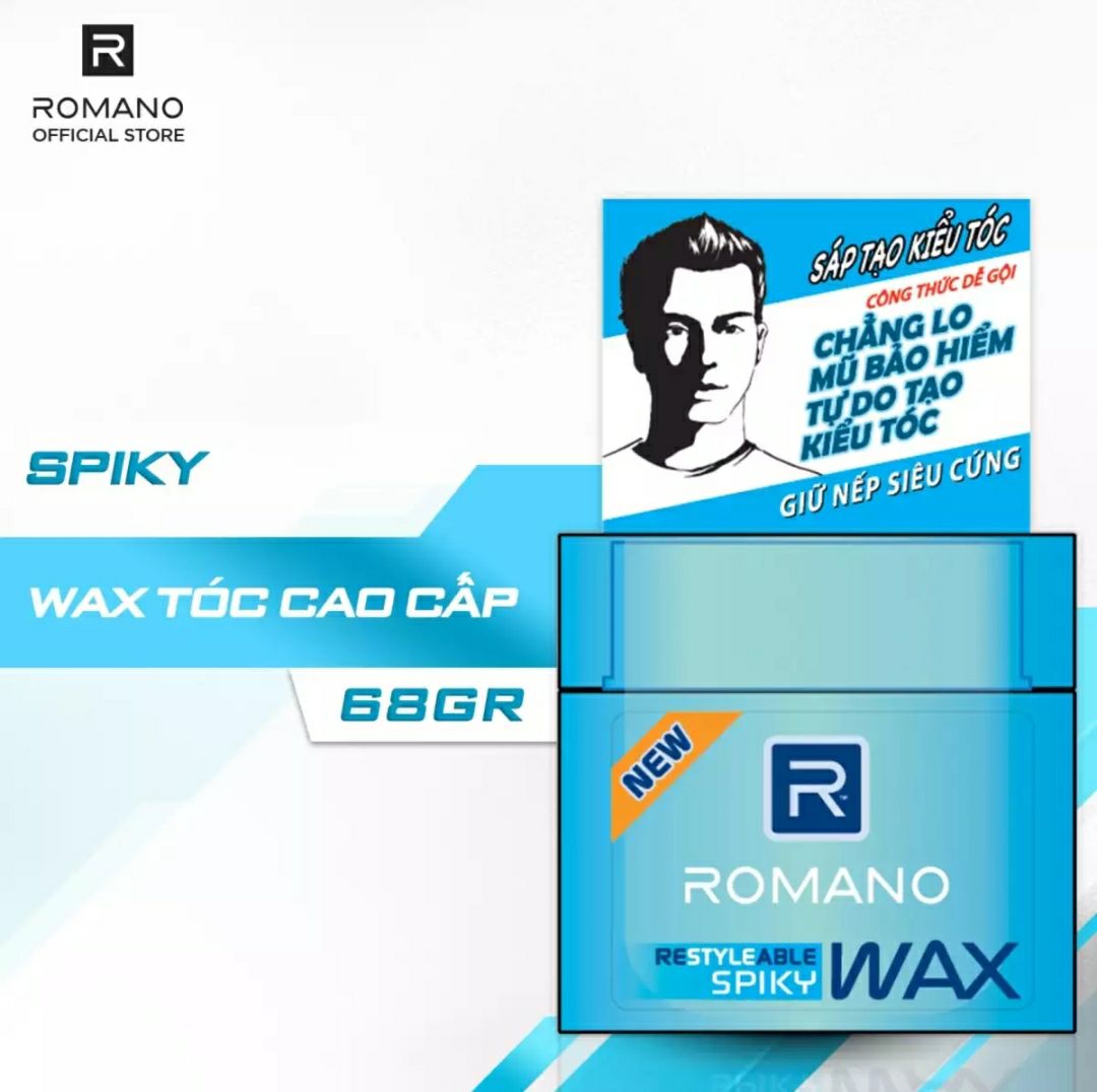 Sáp vuốt tóc Romano 68g