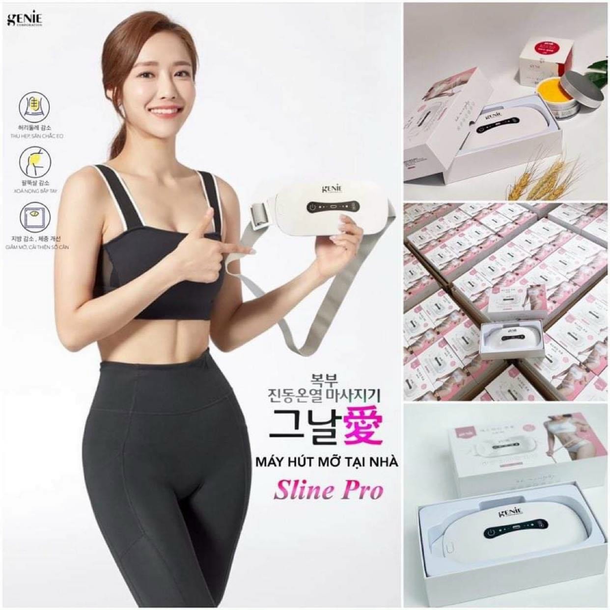 [HCM]Đai massage giảm mỡ bụng SLINE PRO