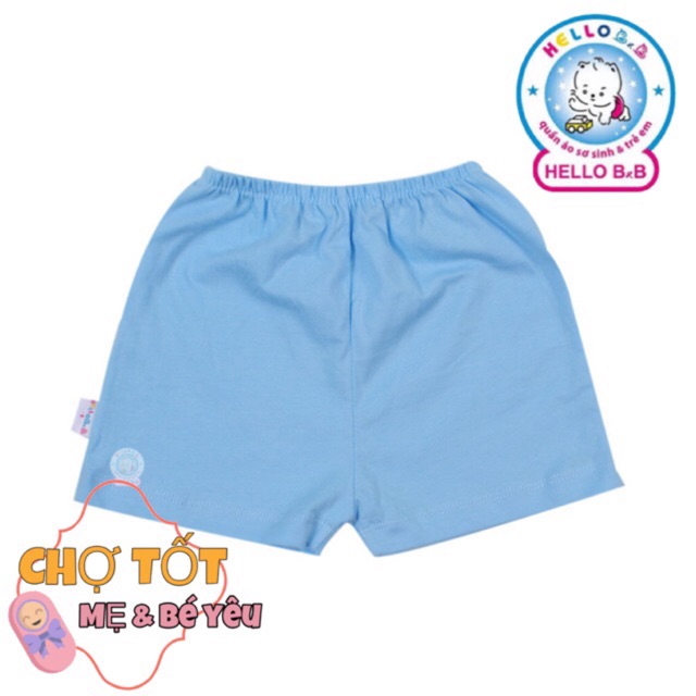 Quần ngắn cotton màu hello b&b