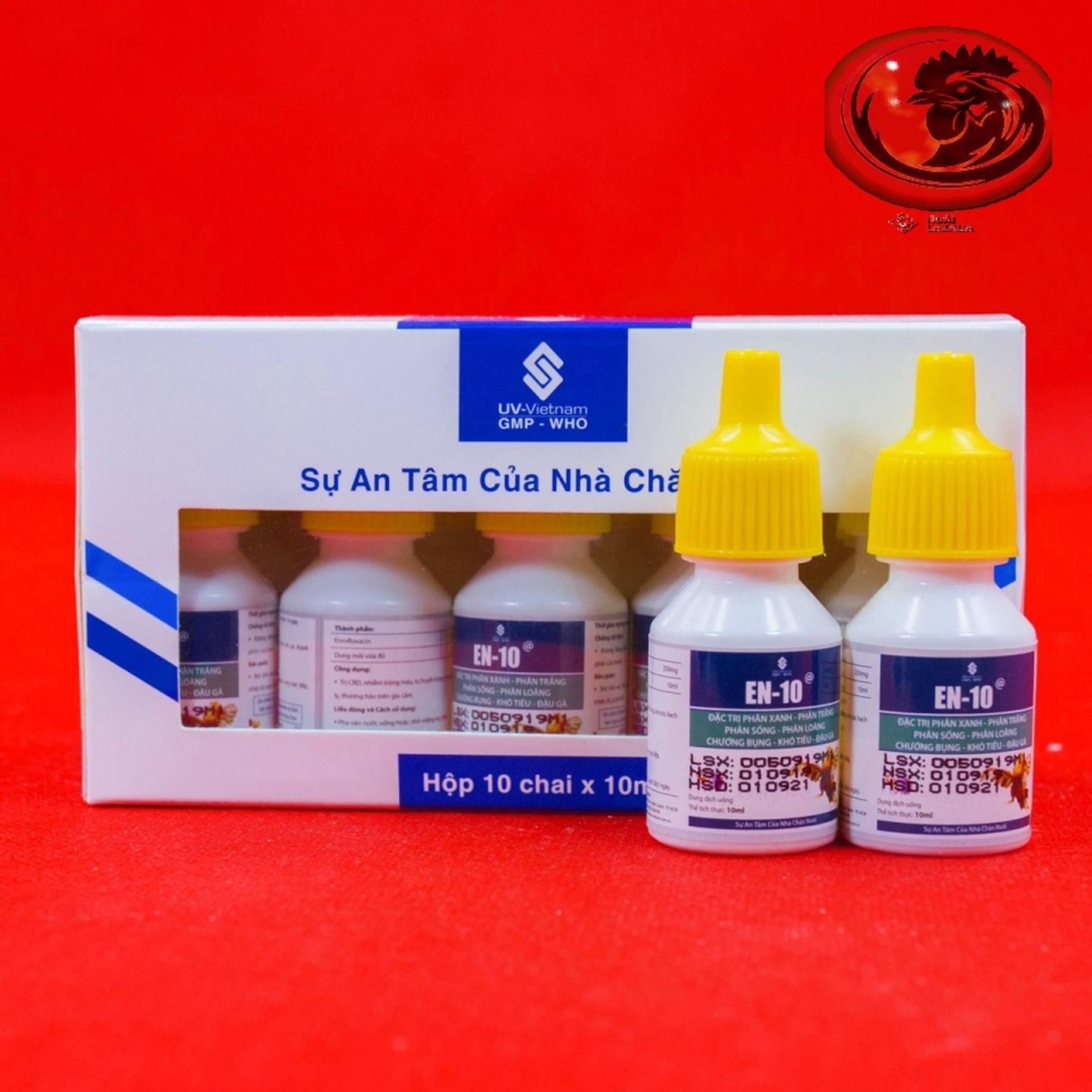 EN - 10 cho gà đá 1 HỘP 10 LỌ