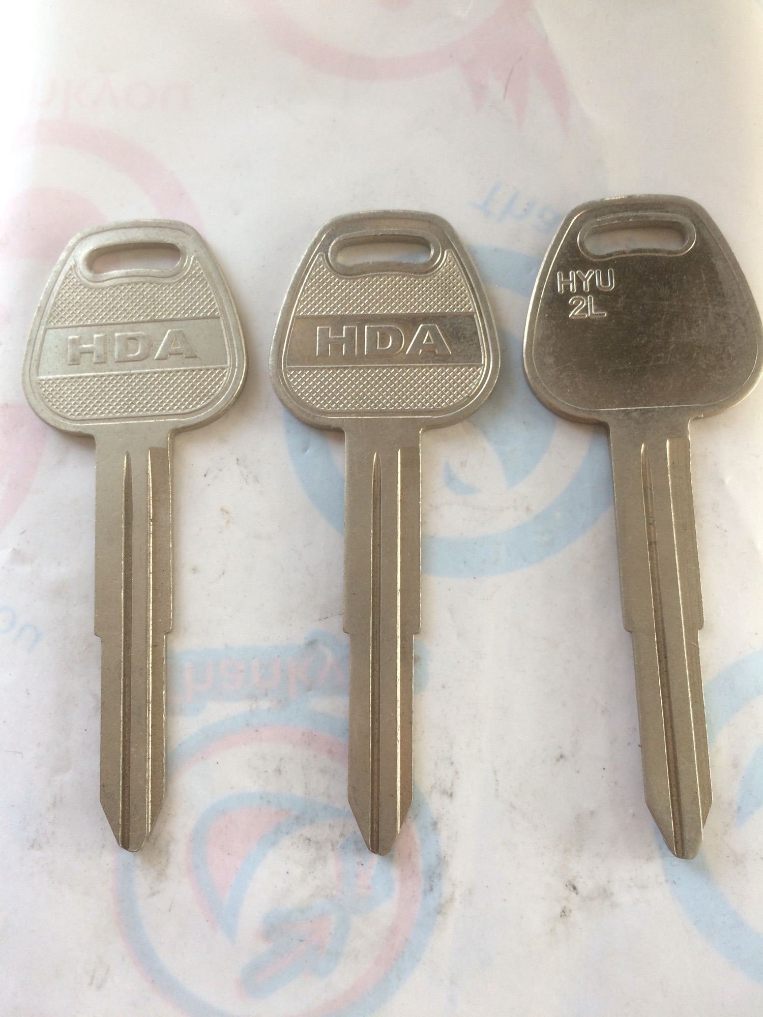 Phôi chìa khoá Ô.tô loại rảnh trái ( combo 3 chìa )