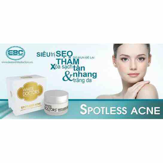 [HCM]Kem White Doctor Spotless Acne  Sạch mụn và thâm mụn