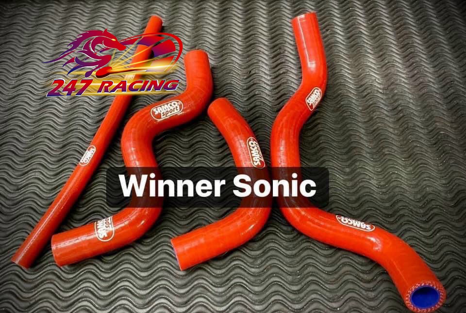 Ống nước Samco gắn Winner 150 màu Đỏ