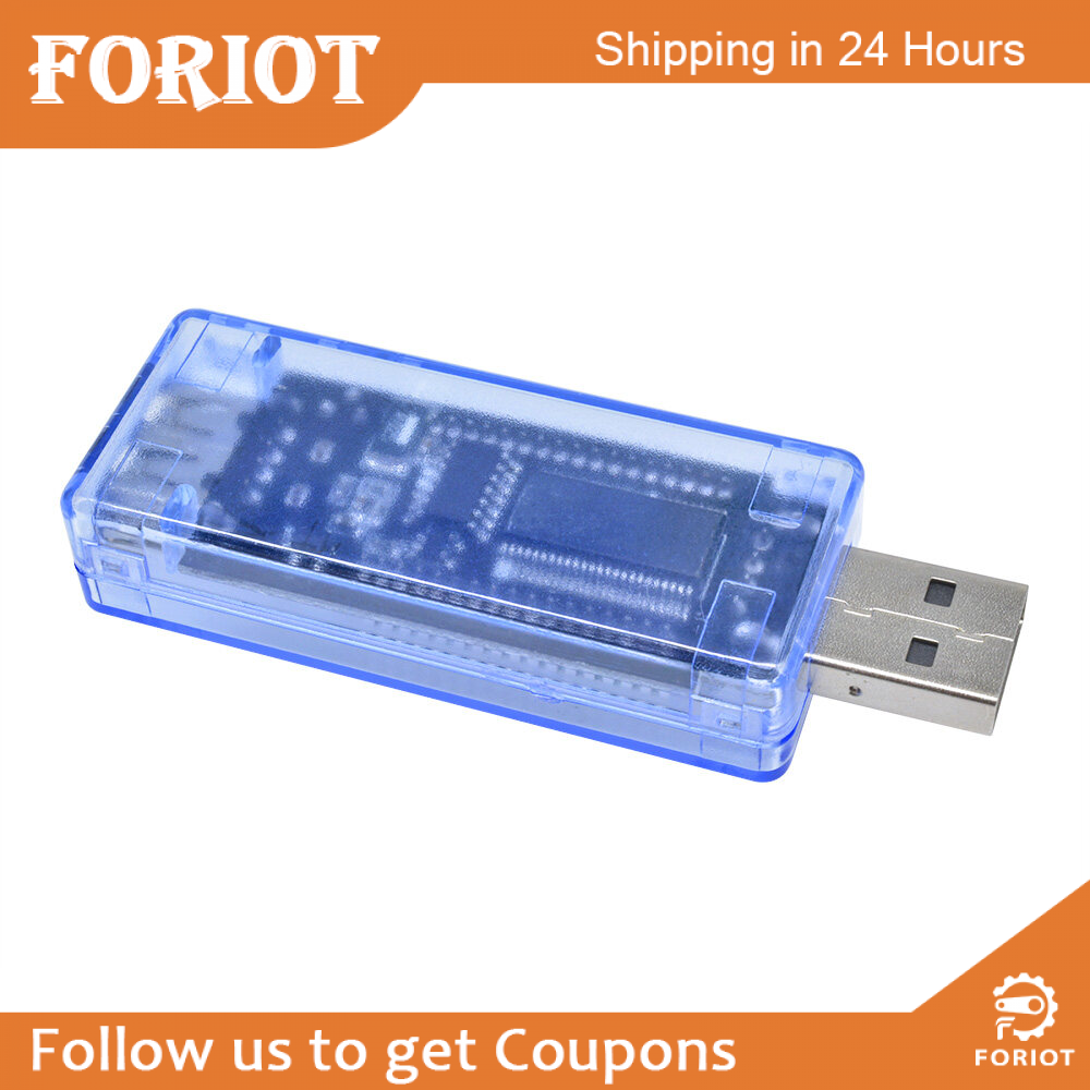 Foriot Thiết Bị Kiểm Tra Dòng Điện Và Điện Áp USB Màn Hình LCD, Đồng Hồ Vạn Năng Kiểm Tra Điện Áp 3.7-7V 0-3A, Thiết Bị Kiểm Tra Sạc USB