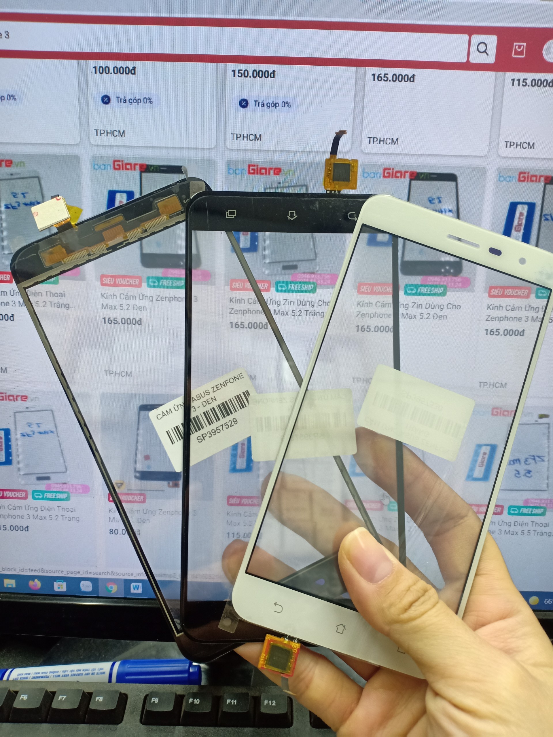Cảm ứng Asus Zenfone 3