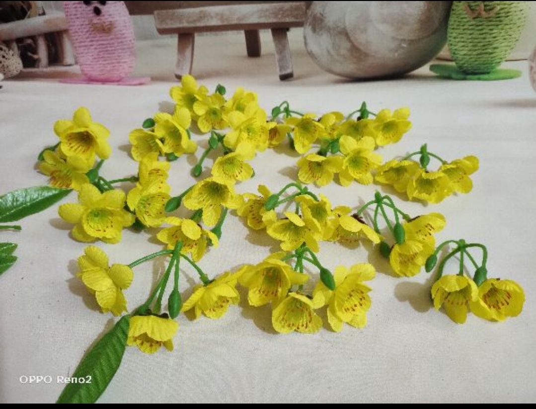 1Túi Hoa mai vàng trang trí tết