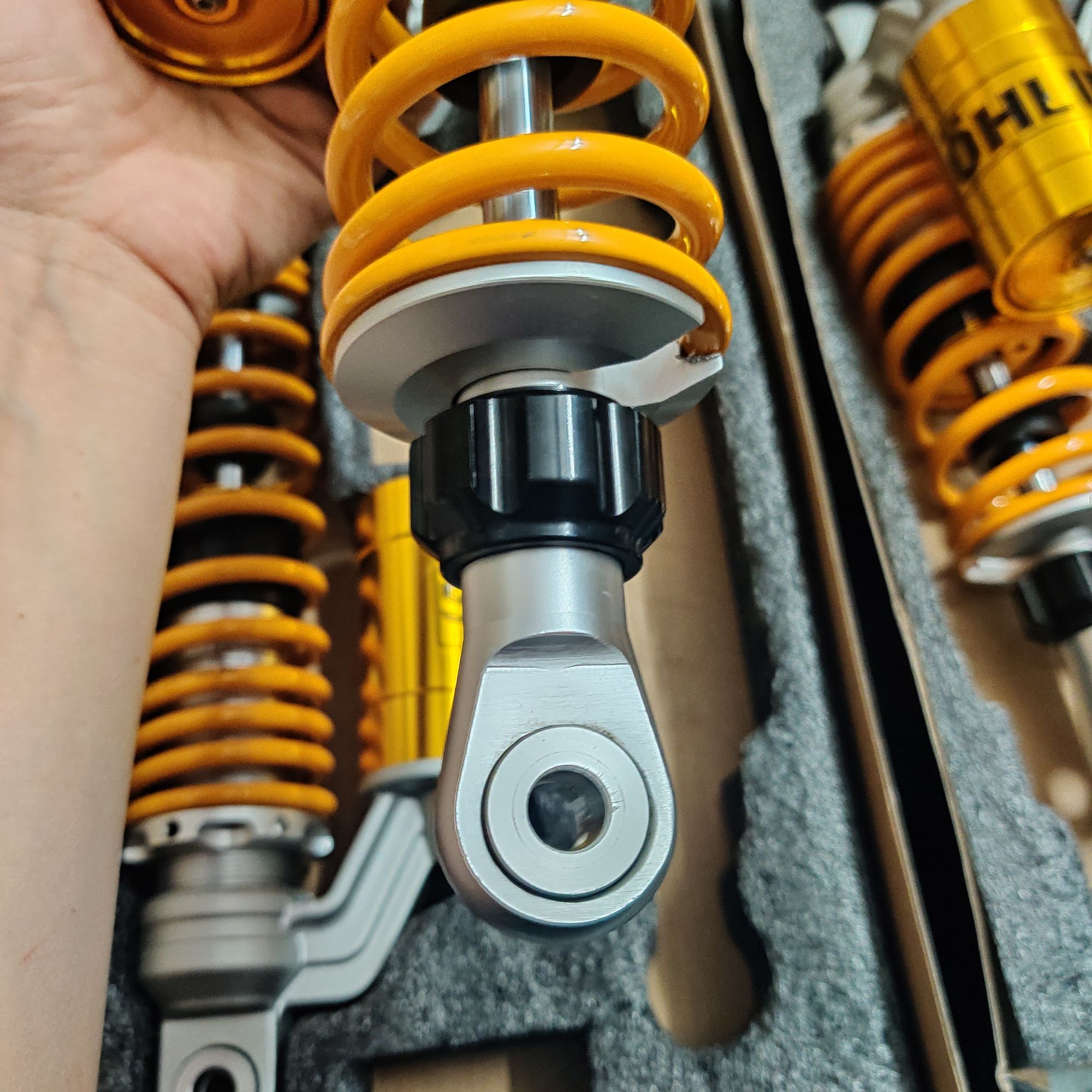 [HCM]Phuộc OHLINS bình dầu gắn Dr Wave CUP AXELO ELEGANT SUVIVA BLADE WIN