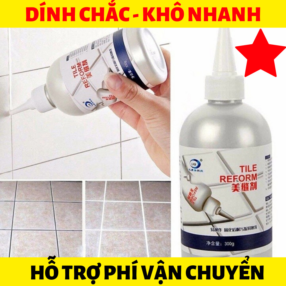 [HCM]Keo chà ron gạch Đa Năng Hàn Quốc 300 gr keo kẻ chỉ nền gạch đa năng công nghệ Hàn Quốc 300g