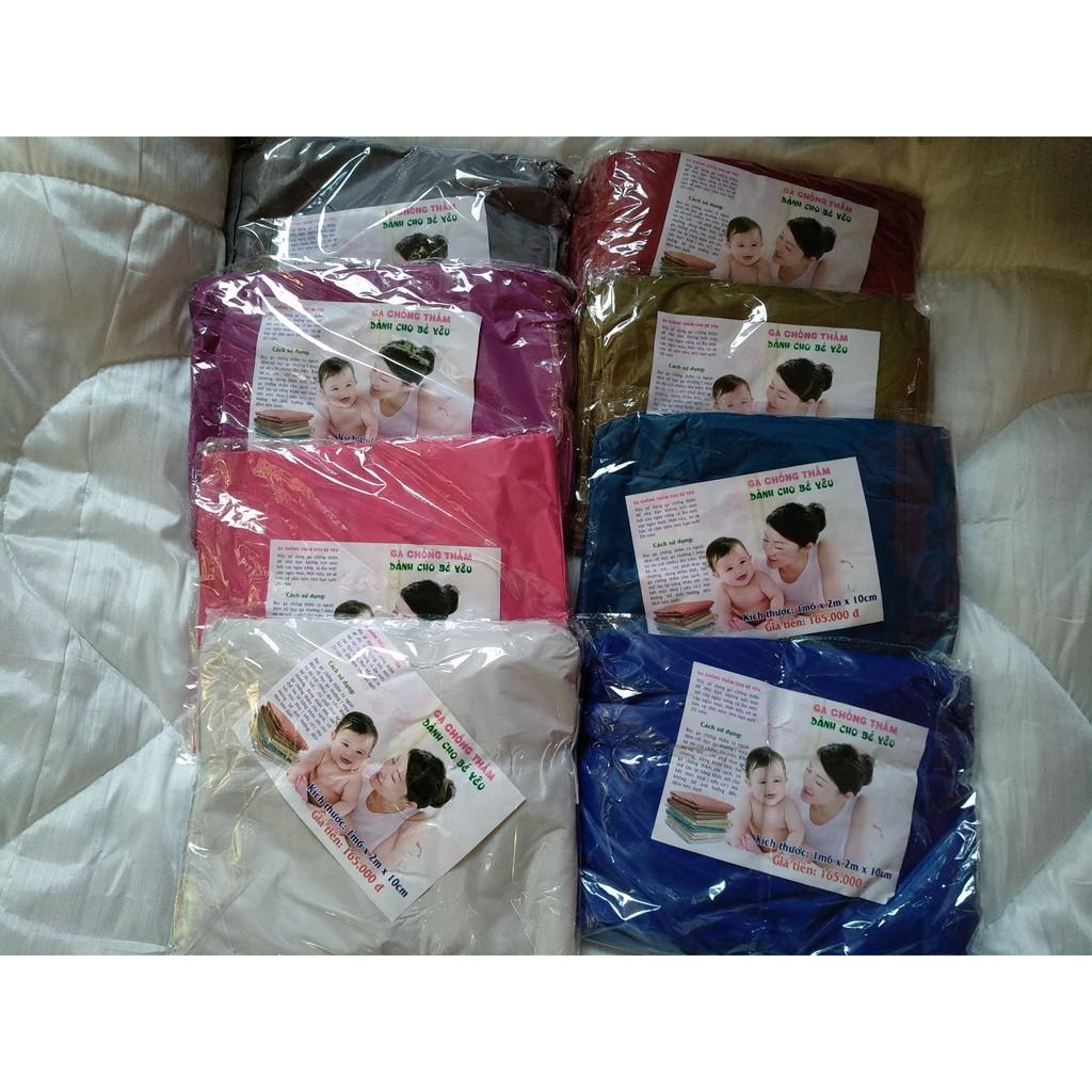 Ga giường chống thấm loại trơn (1,6 ;1,8 và 2,2x 2mx10cm) SHOPMEBEE