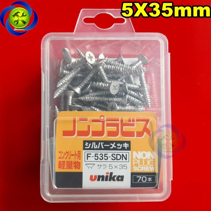 [HCM]Vít bắt tường không tắt kê Unika F-535-SDN 5x35MM