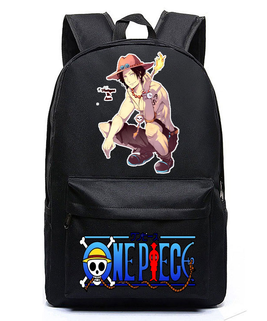 Cặp One piece , Balo One piece giá rẻ - Balo Luffy , ace râu trắng , zoro giá rẻ