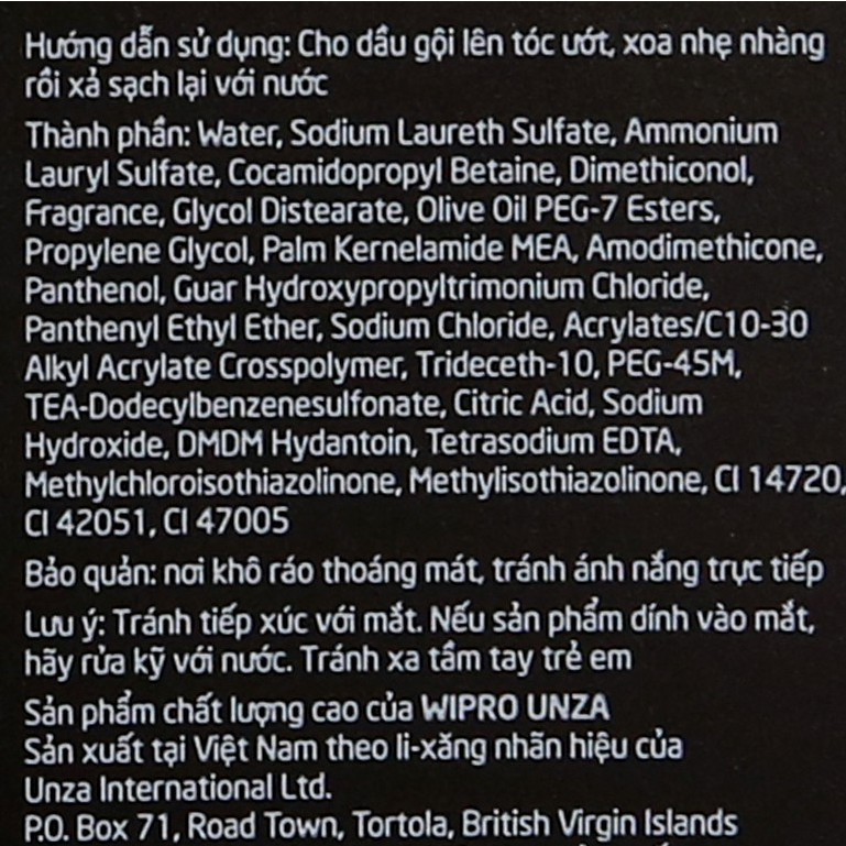 Dầu gội nước hoa cao cấp Romano VIP 180g