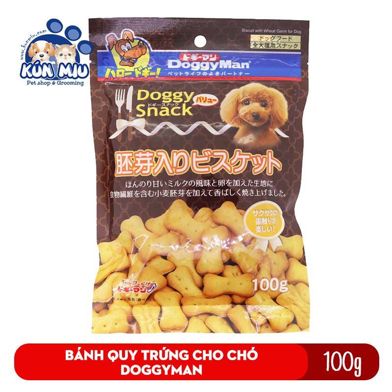 Bánh Quy Trứng Cho Chó Doggy Man Snack 100G