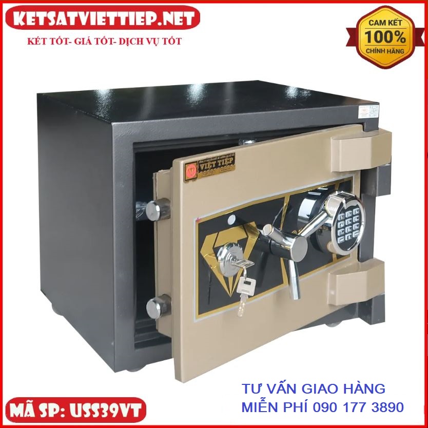 [ SỈ LẺ ] Két sắt siêu cường Việt Tiệp USS39VT (khóa vân tay Hàn Quốc)