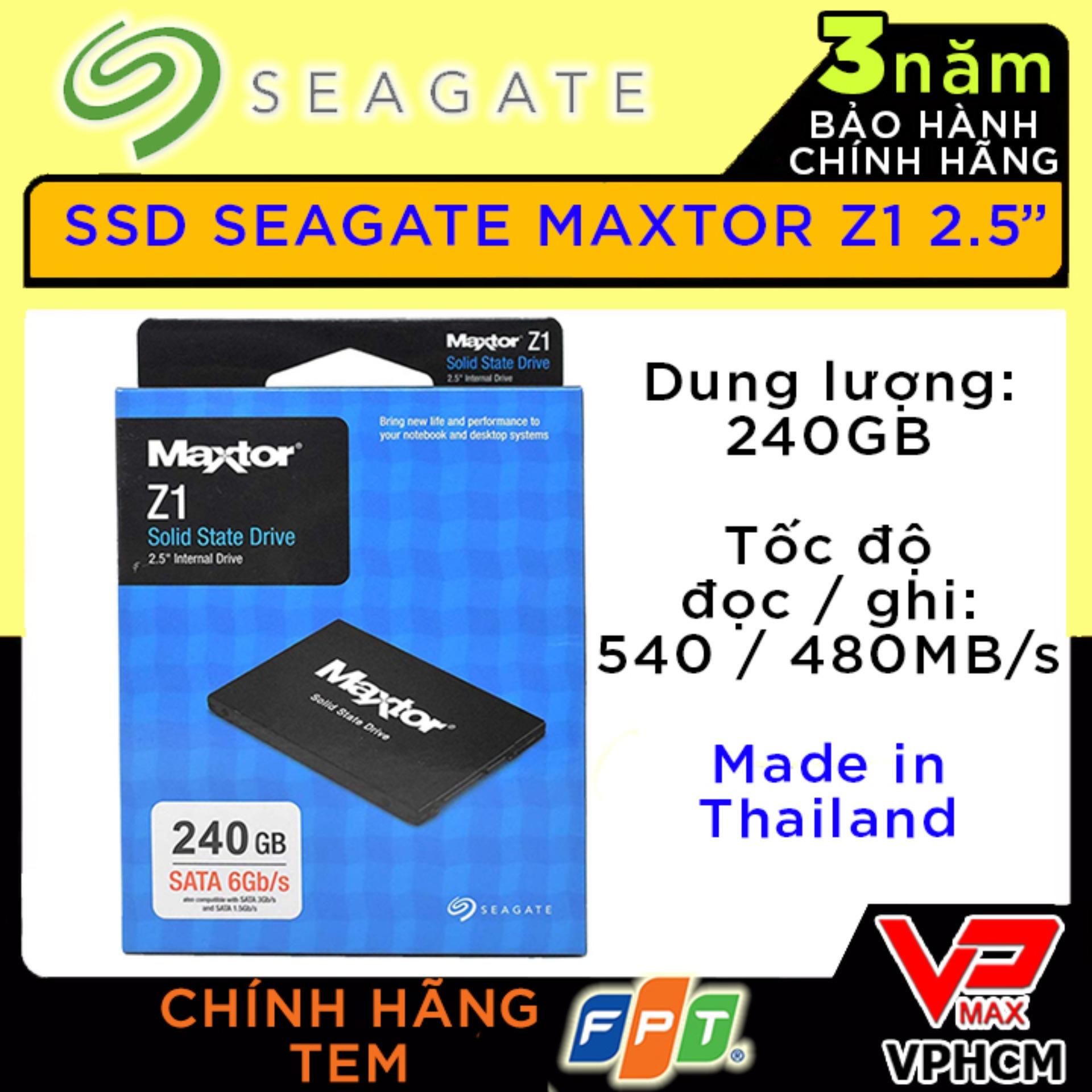 Ổ cứng SSD 240Gb Seagate Maxtor Z1 2.5 bảo hành 3 năm