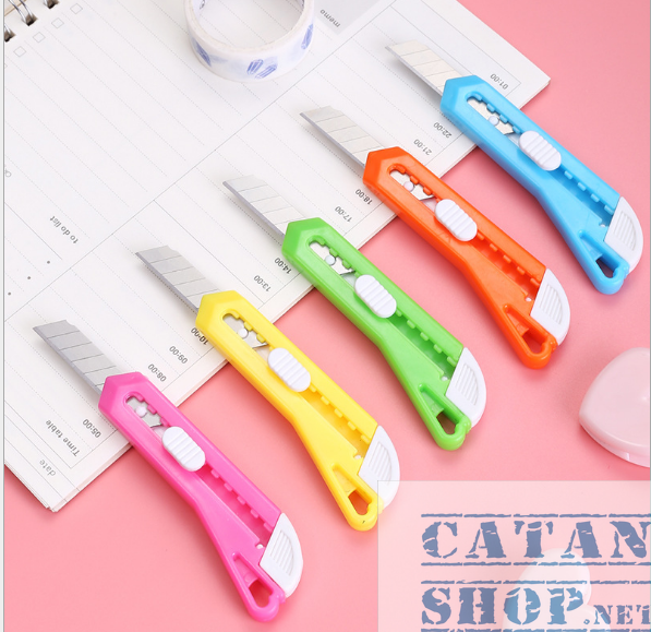 Combo 5 Dao Rọc Giấy mini cute, Cắt giấy văn phòng, Dụng cụ học sinh siêu tiện dụng-GD204-DaoRGmini-5