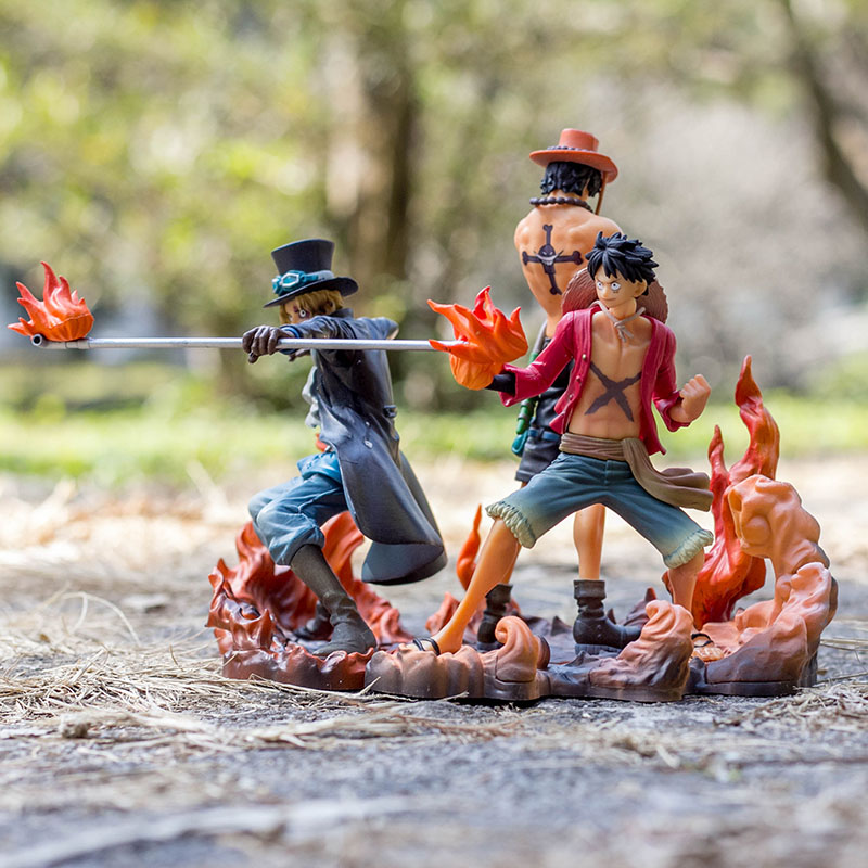 Mô hình One Piece - Mô hình bộ 3 Luffy - Sabo - Ace ACE101