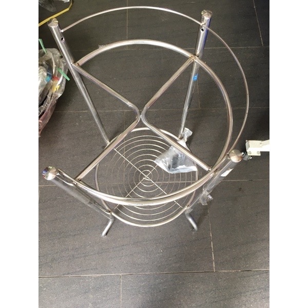 Kệ Để Bình Nước Inox, Kệ Bình Lọc, Chân Inox Để Xô Đá/Bình Nước Tiện Lợi, Dày Dặn | MTA-MART